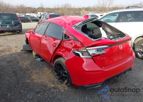 2025 Honda Civic Sedan Sport z USA, uszkodzony, nr VIN 19XFL2H83SE002195